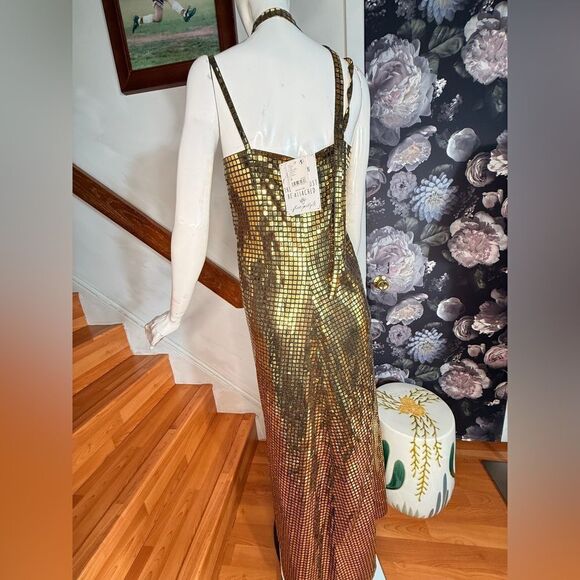 Free People BRENDA KNIGHT Nigel Preston Sue Ellen Gown/ size M - Picture 8 of 13